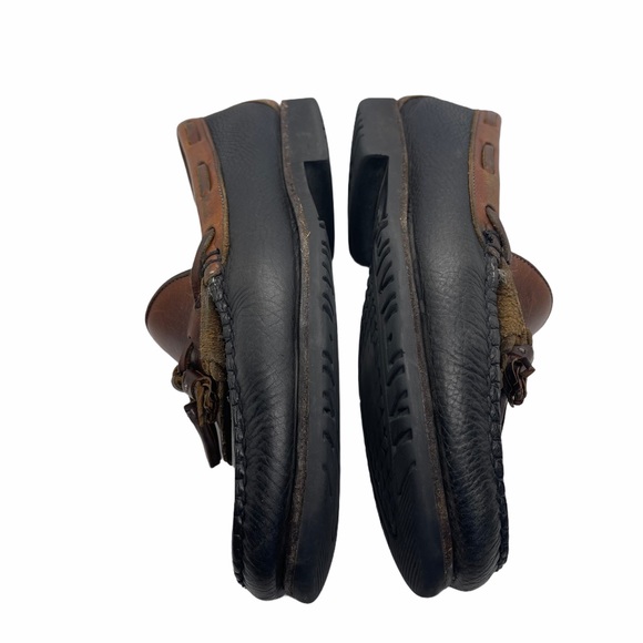 Allen Edmonds men’s leather tassel loafers SZ 10 - Picture 5 of 8